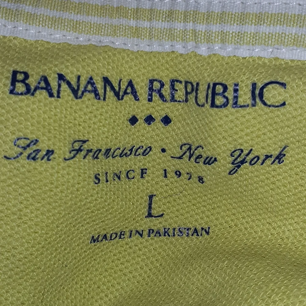 Banana Republic Lime Green Polo Shirt Size Large - Picture 4 of 5